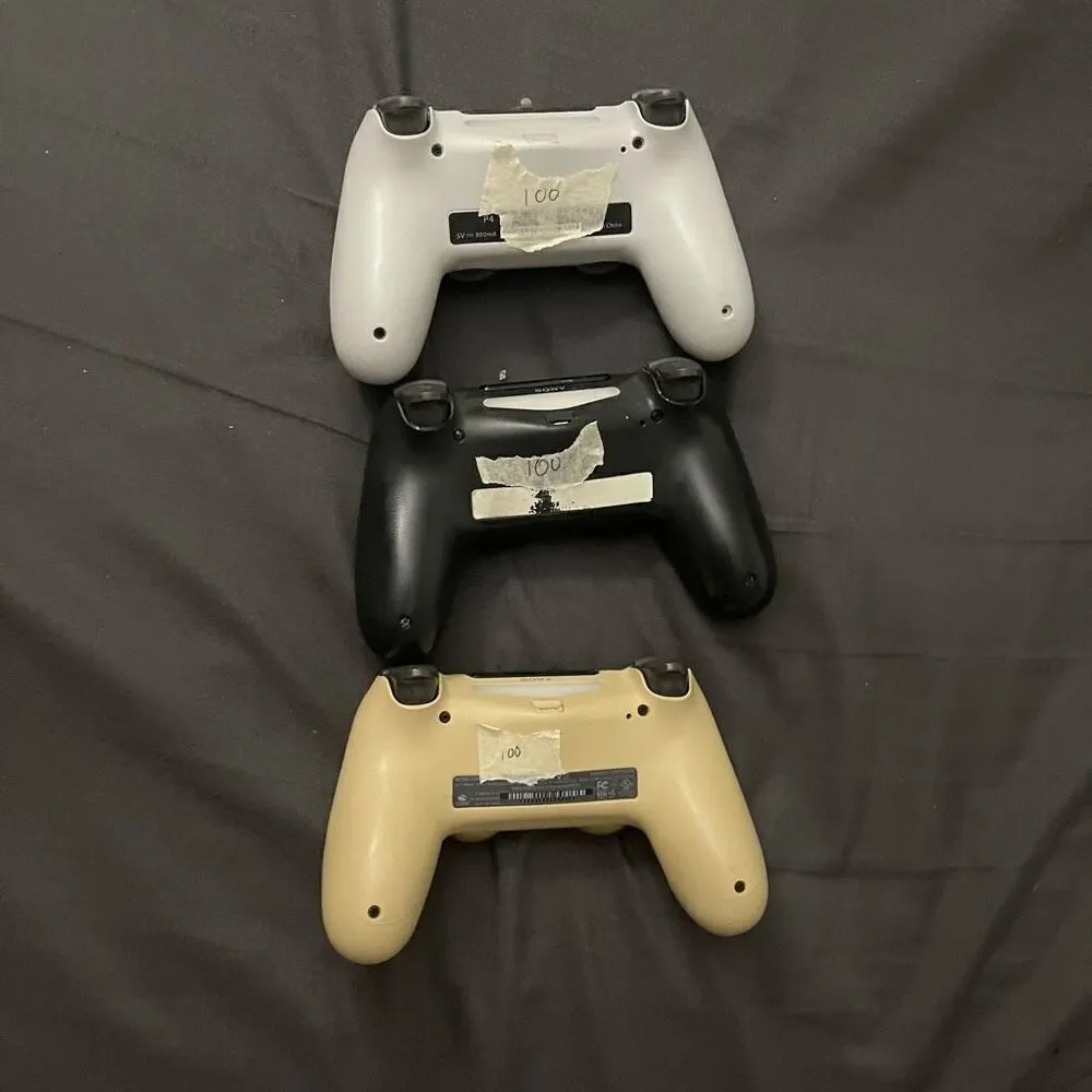 Sony PlayStation 4 PS4 controller lot of 3 for parts or repair